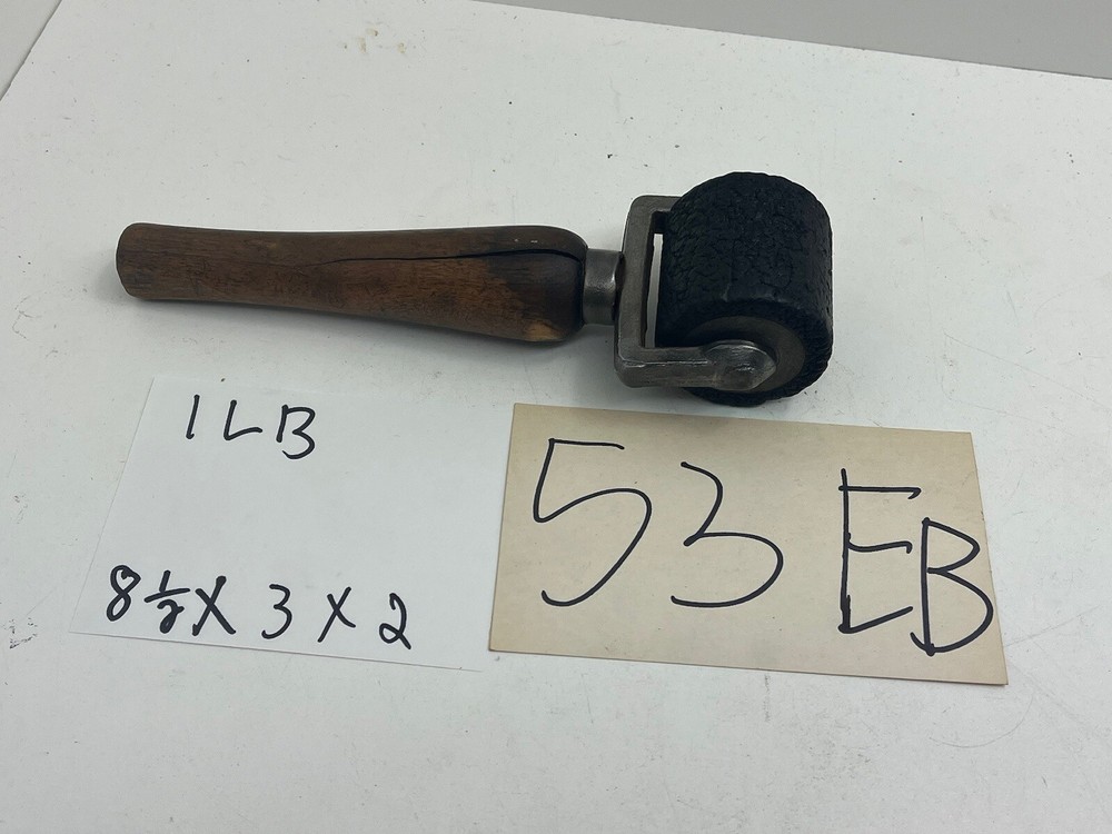Antique Roller With Wooden Handle