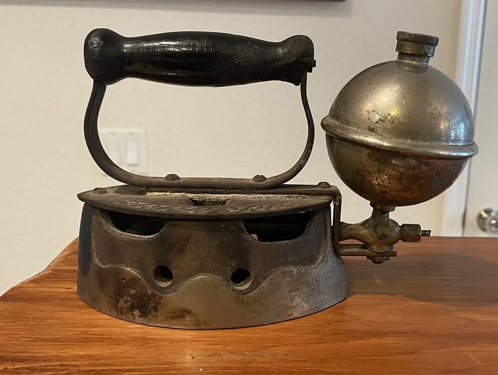 Antique Gas Clothes Iron.