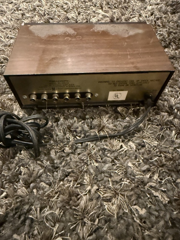 Realistic SA-10 Solid State Stereo Amplifier Radio Shack Tested