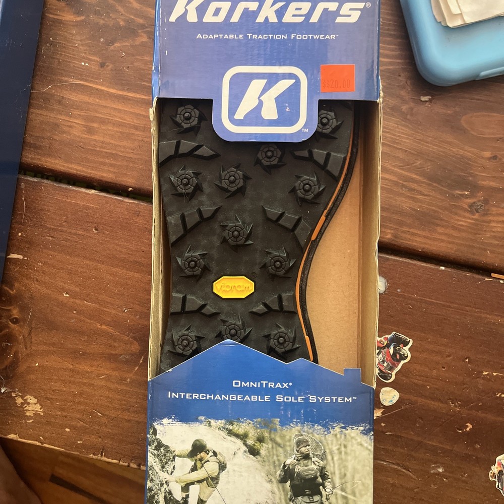 Korkers OmniTrax Interchangeable Sole System Vibram 11