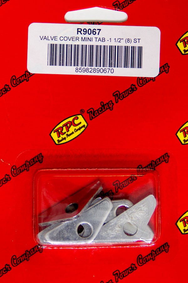 RPC Chrome V/C Hold Down Mini Tab 8pcs R9067