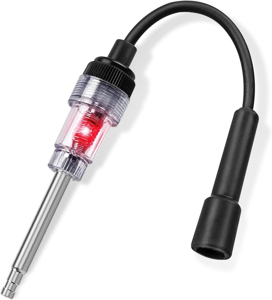 Inline Spark Plug Tester, Straight Boot Engine Ignition Coil Tester, Internal/Ex