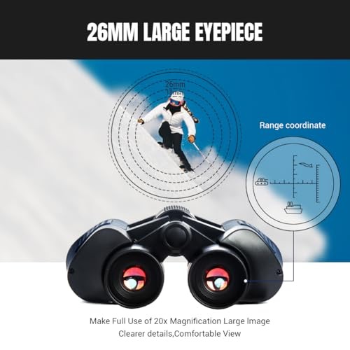 20x50 High Powered Binoculars for Adults, Waterproof Compact Binoculars with