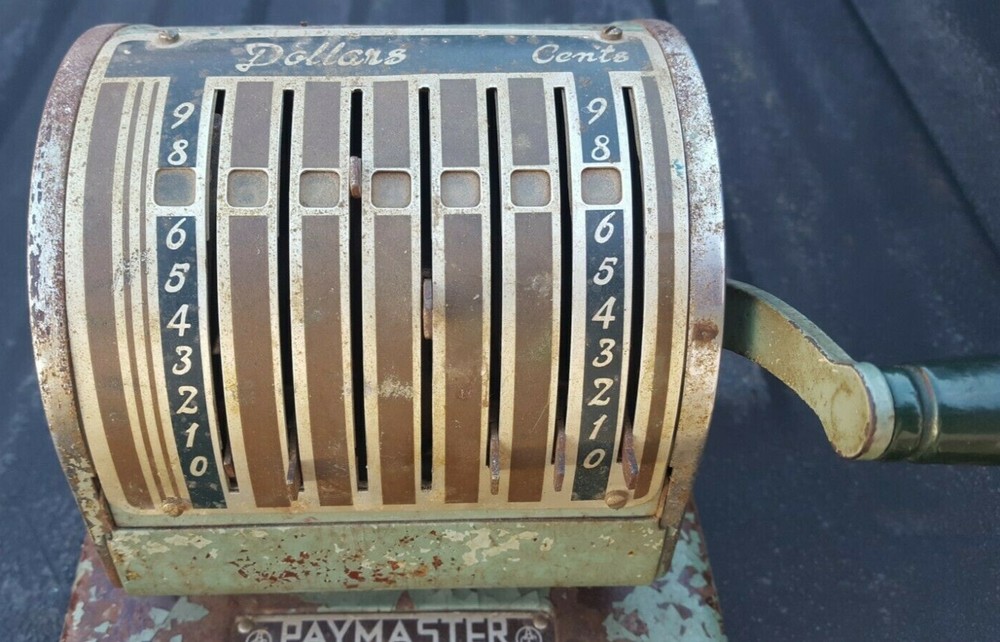 Vintage Paymaster Checkwriter and Protector