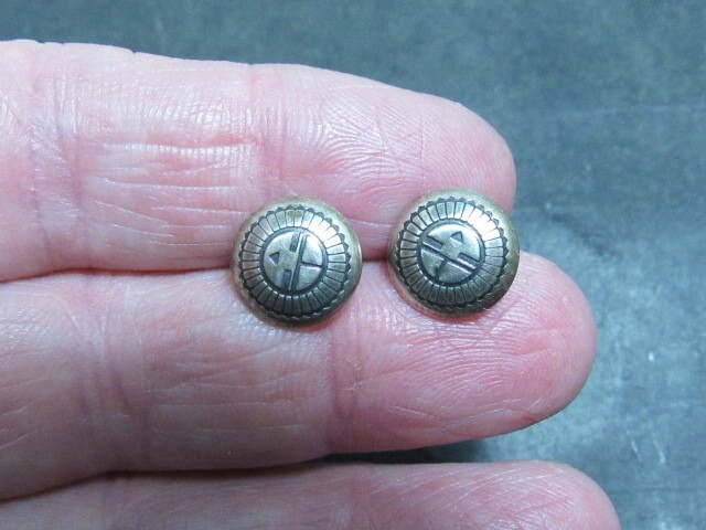 small native american sterling earrings