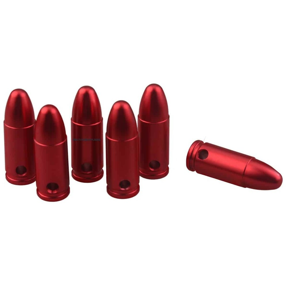 Vector Optics 9mm Durable Real Size Training Dummy Snap Caps - 6pc