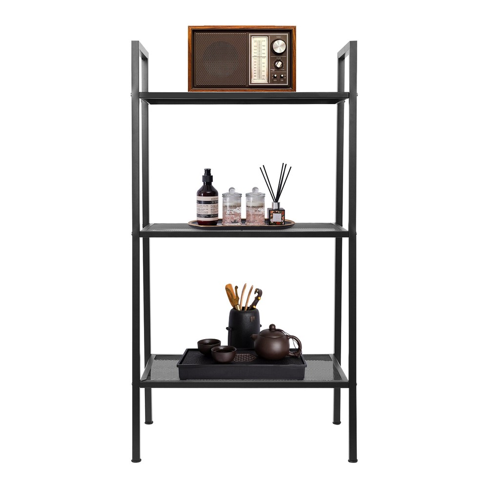 3-tier Storage Rack, Kitchen Storage Rack, Multi-tier Bookshelf, Stepped Shape