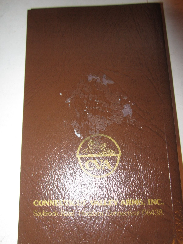 1977 Start Muzzleloading CVA An Introduction to the Black Powder Sport Book