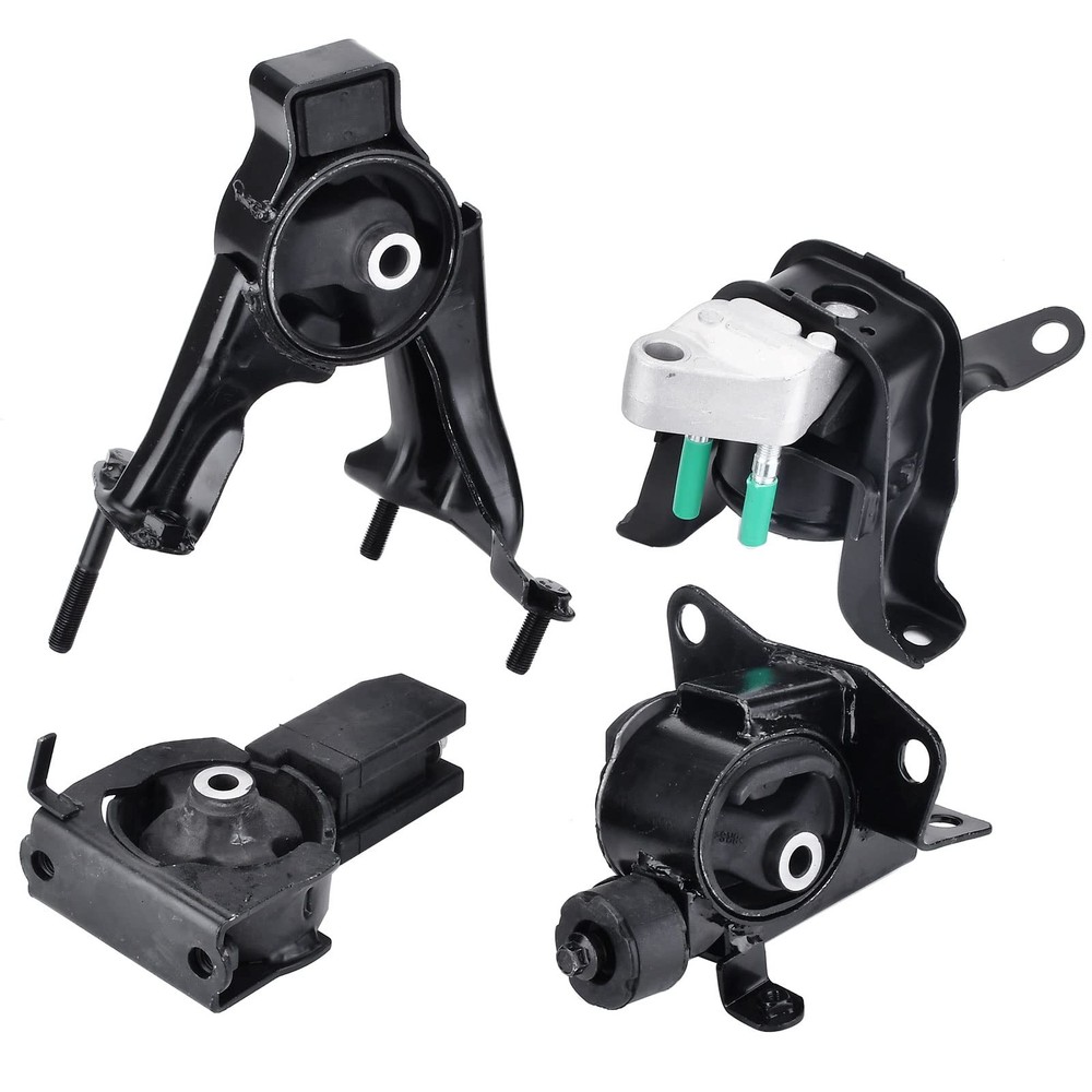 4PCS Engine Motor Transmission Mount Kits 2003-2008 Corolla 1.8L, Black