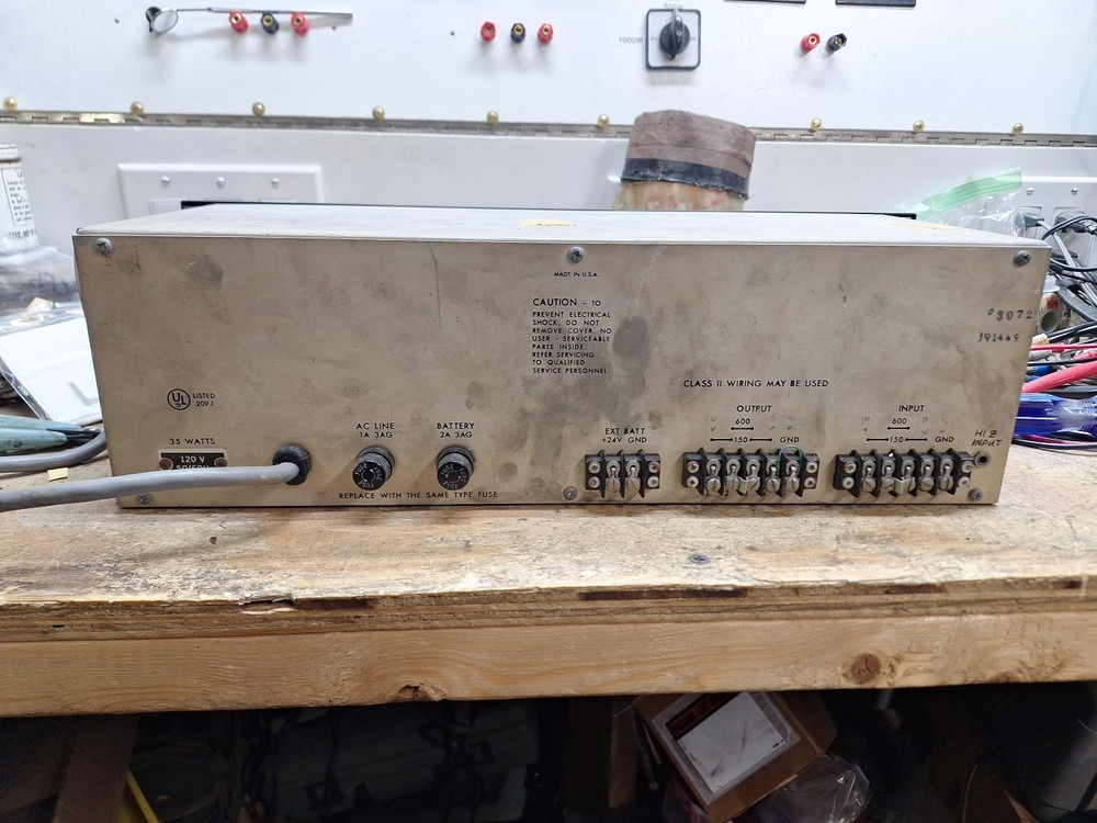 Vintage Altec 9860A Active Equalizer W/ altec rack.