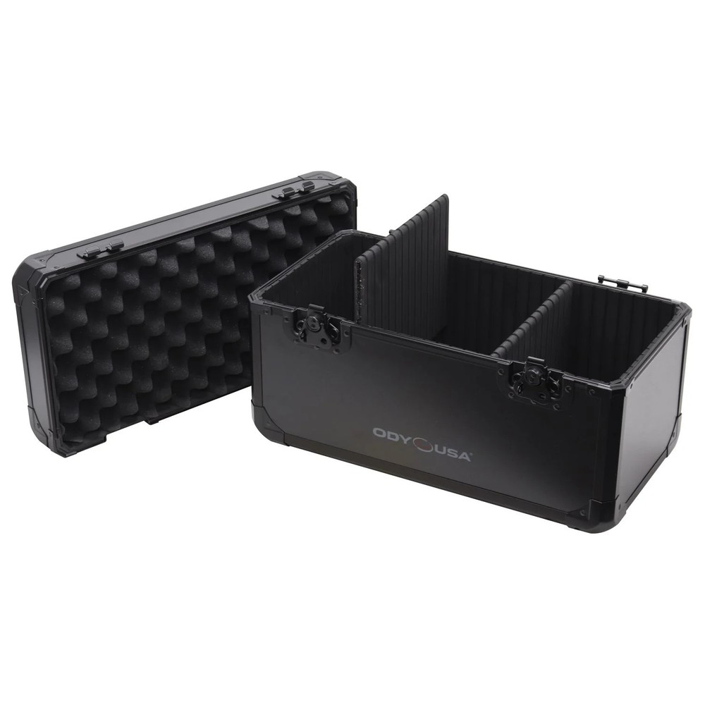 Odyssey K7120BL LP Record Case, All Black