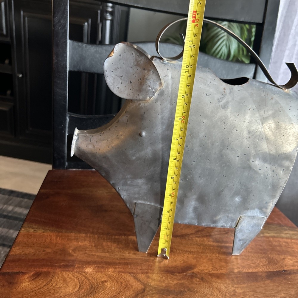 Rustic Wally The Pig Watering Can