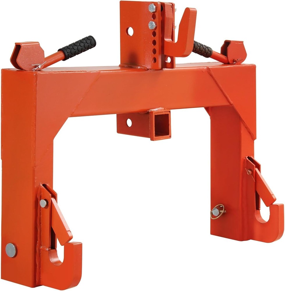 3 Point Quick Hitch Adapter For Category 1 & 2 Adjustable Bolt Tractor 3000 LBS