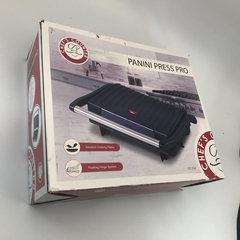Chef's Counter Panini Press Pro Nonstick CC-216