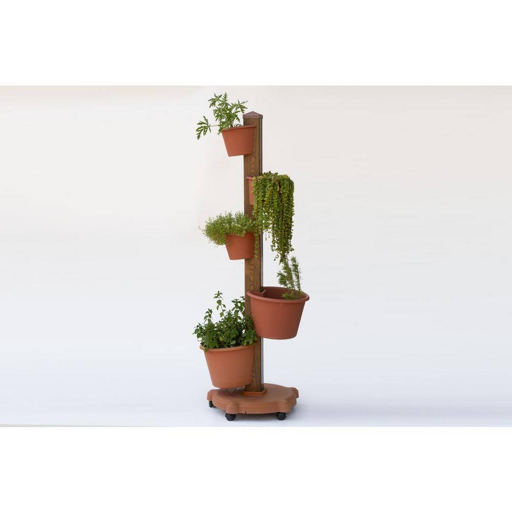 Vertical Gardening System in Terra Cotta
