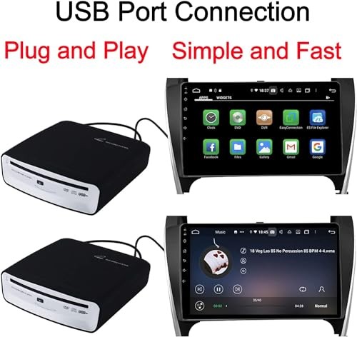 USB External Car Universal Connection Portable CD Player for Car Android
