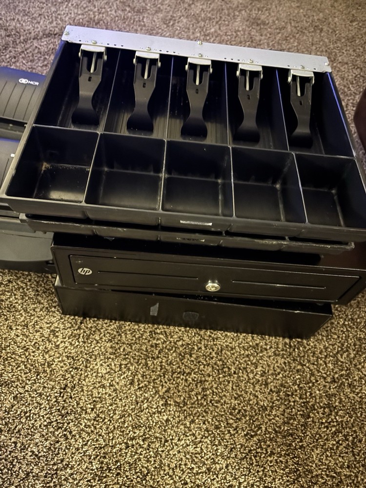 NCR Touchscreen POS Terminal Complete System for Restaurant Includes Printers