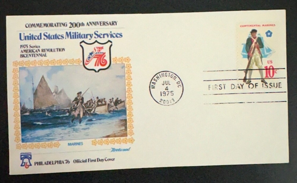 US #1567 Continential Marine Uniform Fleetwood FDC