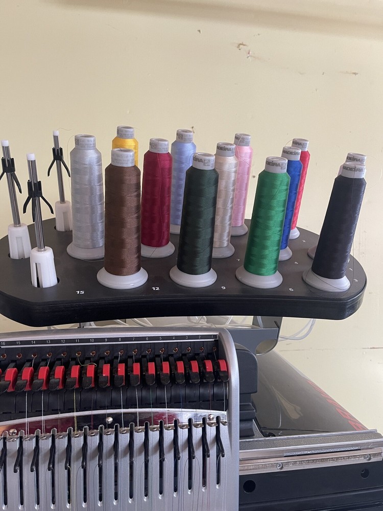 Melco Bravo II Single Head 16 Needle Embroidery Machine