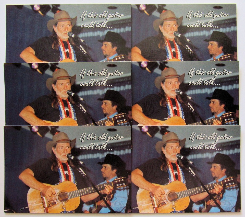 Willie Nelson 6 Postcards If Old Guitar Could Talk