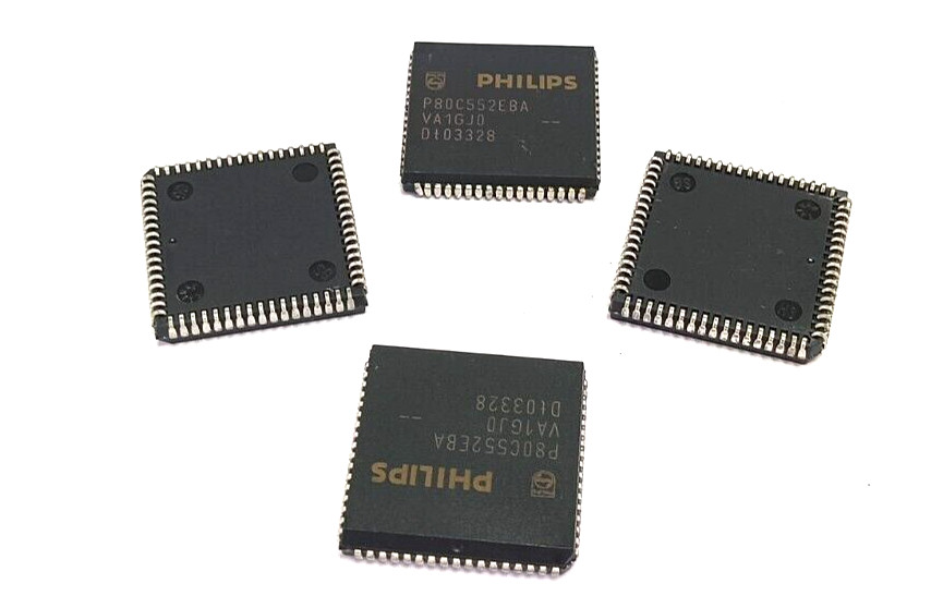 5 Pcs Lot P80C552EBA Philips Single-Chip 8-Bit Microcontroller IC.