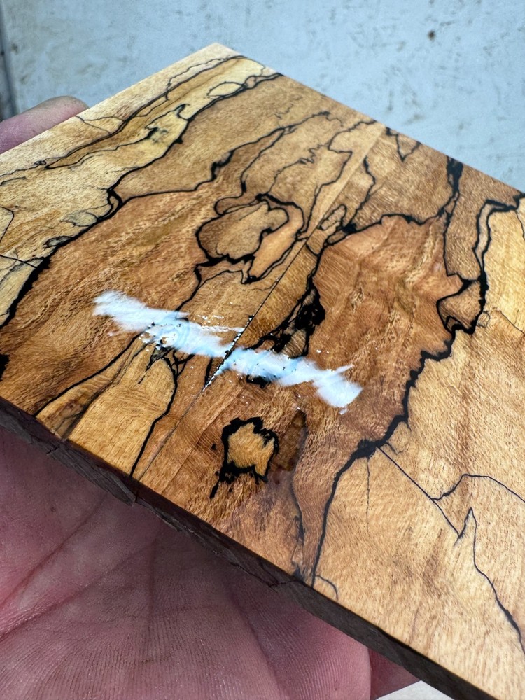 Stabilized Spalted Maple Knife Scales | SSM 234