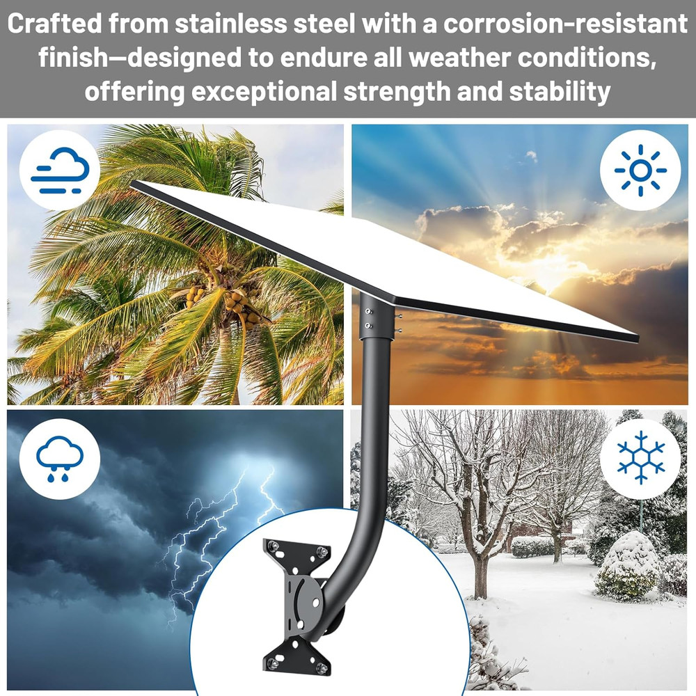 Adjustable Starlink Gen 3 Mount - Compatible with V3 Starlink Standard Dish