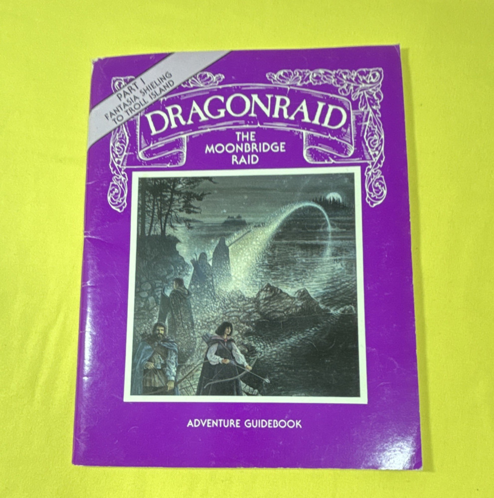 Adventure Learning Systems DragonRaid The Moonbridge Raid Guidebook 1984