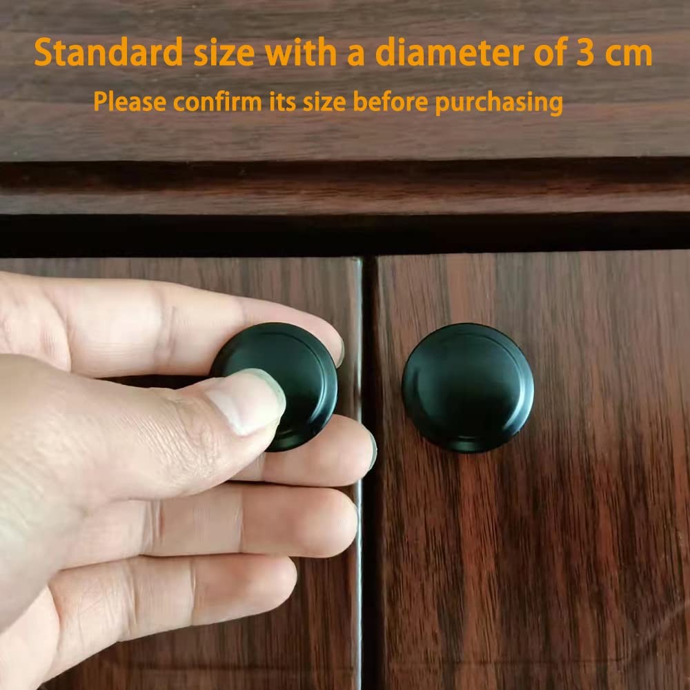 Cabinet Knobs 10 Pack Matte Black Drawer Pull Handles