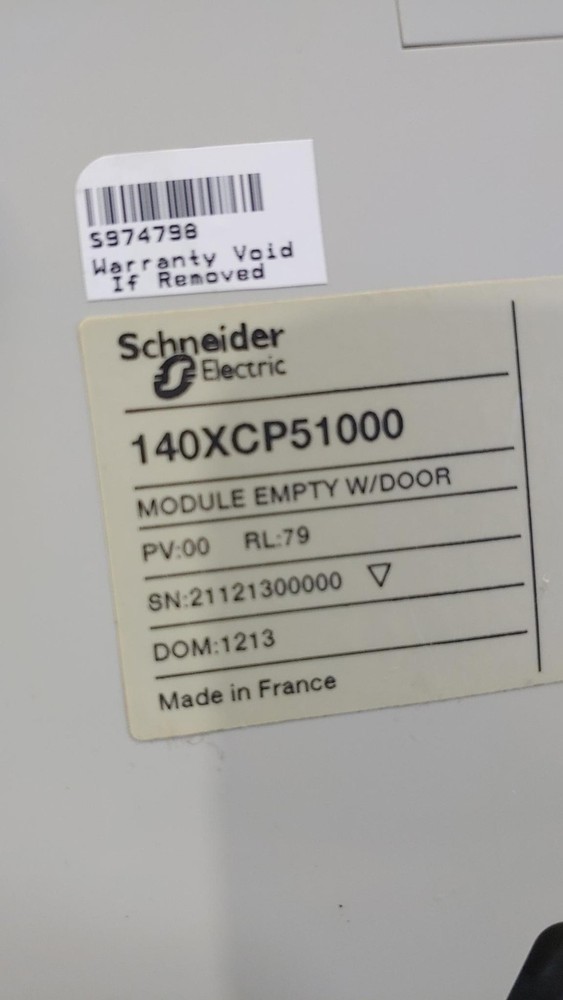 Schneider Electric 140XCP51000 EMPTY MODULE