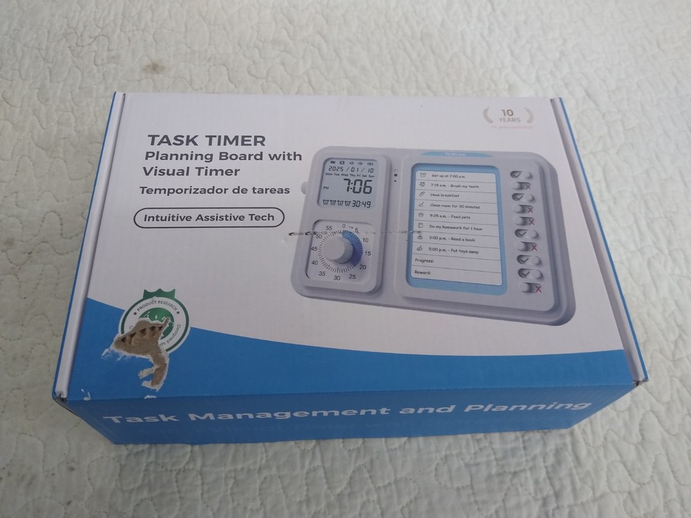 Task Timer Planning Board Visual Timer Kids Daily Chore Checklist