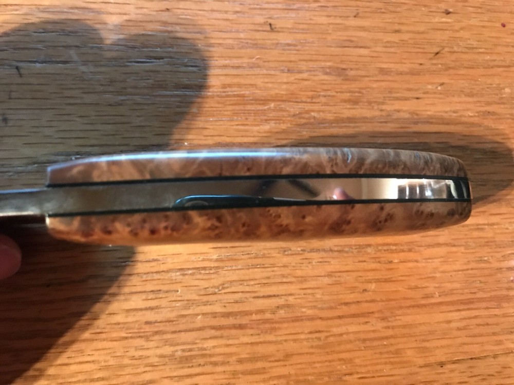 Custom Made Knife THUYA BURL HANDLE