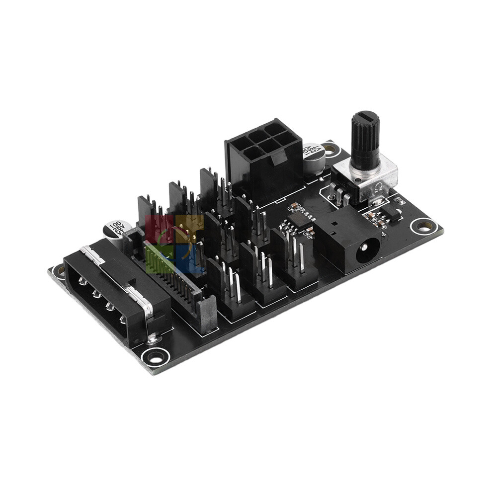 Computer Chassis PWM Violent Fan Speed Controller 9CH High-Power Hub Controller
