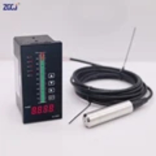 Liquid Water Level Sensor 4-20mA DC Depth Sensor Water Level Transmitter 12-24V