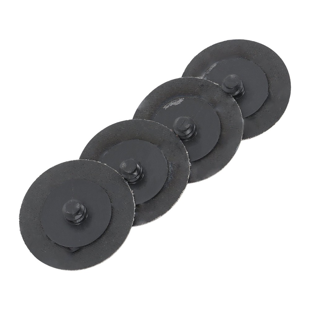 150 Pcs 2" 80 Grit Roll Lock Die Grinder Sanding Discs Medium Torque Sand Discs