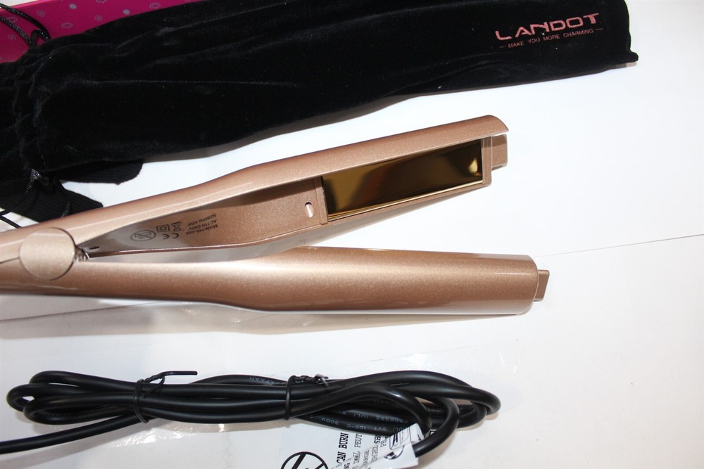 Twist Straightener Styling Iron with 4 Temperature Settings Includes Storage Bag