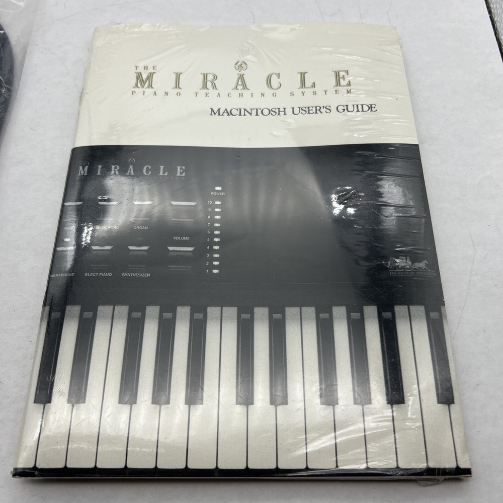 NEW Macintosh Miracle Piano Software Midi Cable set / Manual / Cable / Software