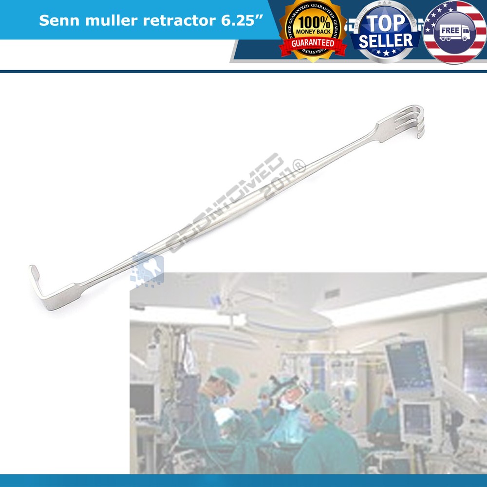 3 SENN MULLER RETRACTOR 6.25" BLUNT SURGICAL