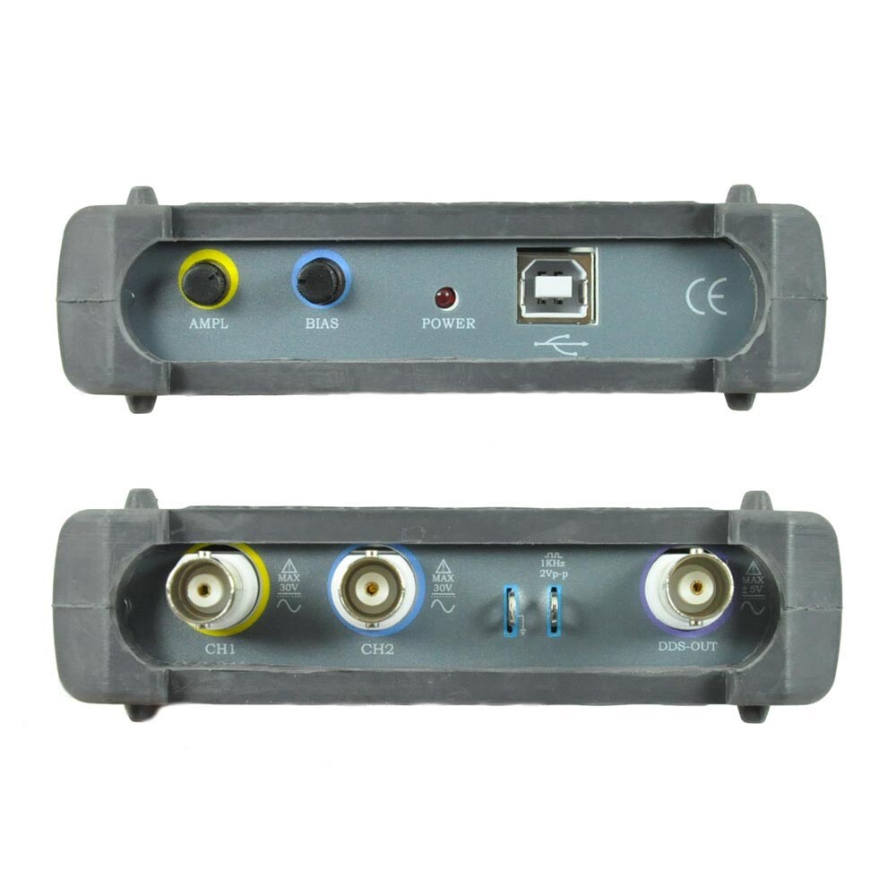 INSTRUSTAR ISDS2062A PC Based USB Digital Oscilloscope 12BIT ADC 20MHz Bandwidth