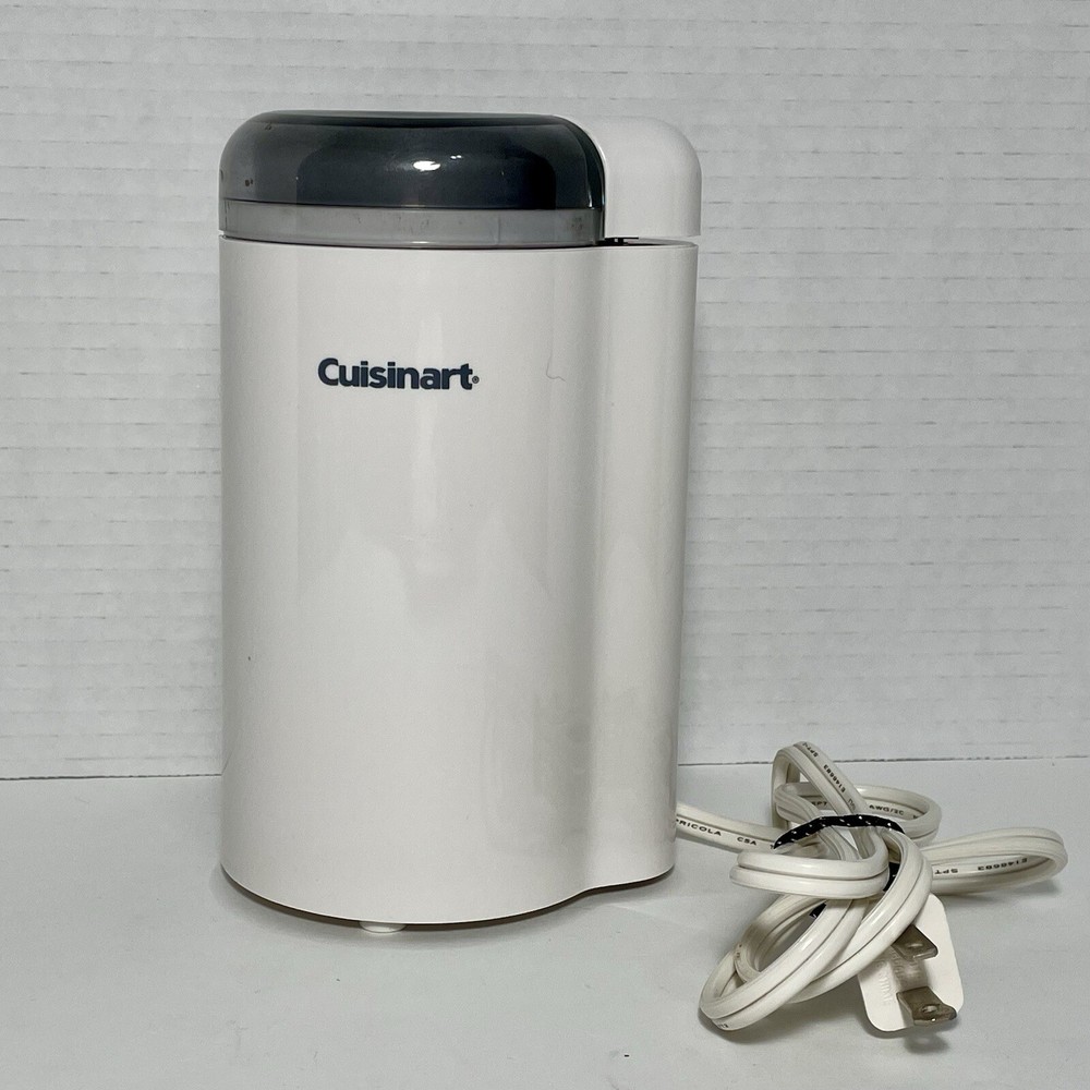 Cuisinart DCG-20C (ES) Blade Coffee Bean & Spice Grinder White Tested Works