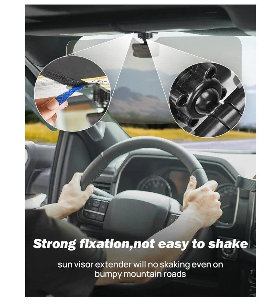2 Pack - Joytutus POLARIZED SUN VISOR Large