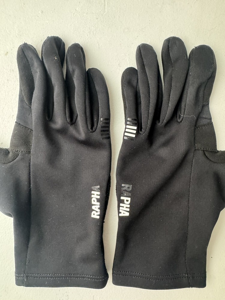 RAPHA PRO TEAM GLOVES BLACK SIZE LARGE