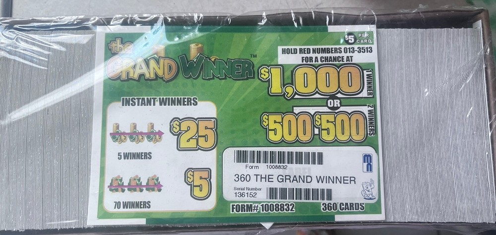 The Grand Winner Pull Tab Game