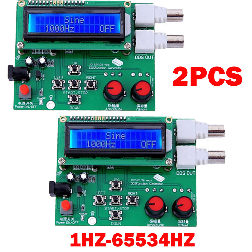 2x For DDS Function Signal Generator Module - Sine Square Sawtooth Triangle Wave