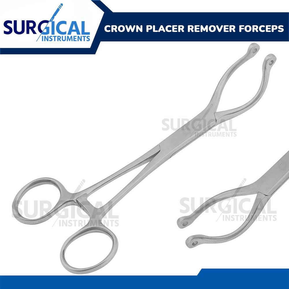 Crown Placer Remover Forceps, Dental Instruments Tools Stainless German Grade
