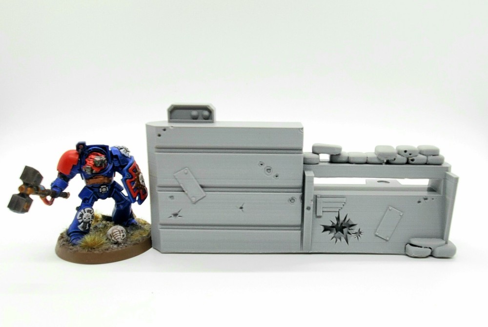 3d Printed Infantry Post Terrain for Tabletop Gaming