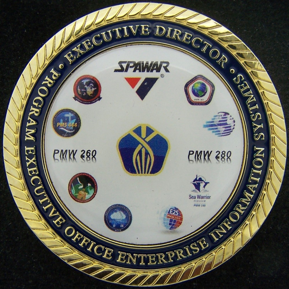 SPAWAR Executive Director Enterprise Information Systems Challenge Coin
