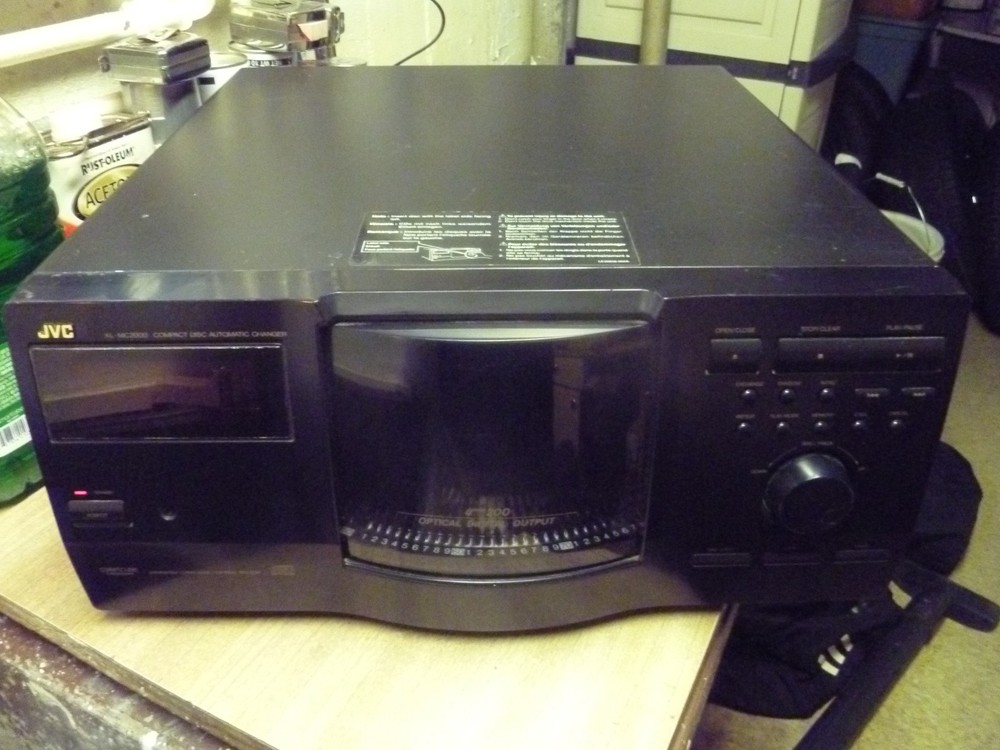 JVC XL-MC2000 CD Automatic Changer 200 Optical Digital Output Tested Works