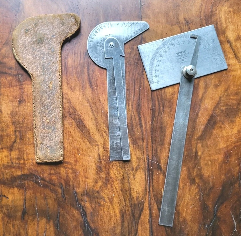 General Tools - No. 16 Multi-use Tool & No. 17 Steel Protractor Machinist Tools