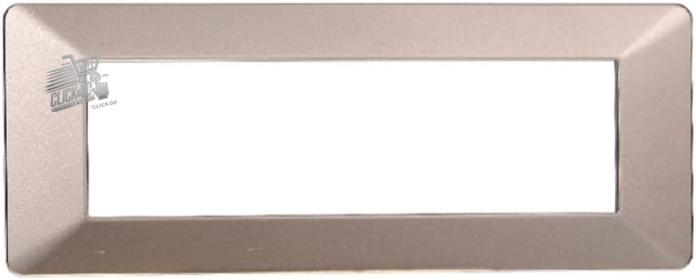 10 Vimar Plana Compatible Plates 7 Modules Bronze - High Quality Technopolymer